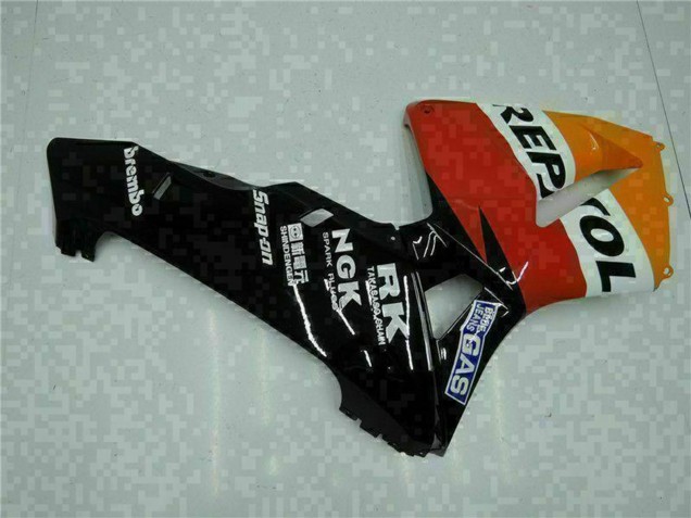 Billigste Honda CBR600RR Motorrad Verkleidung 2005-2006 - Orange Weiss Rot Schwarz Repsol