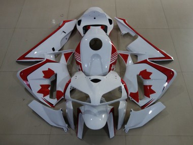 Billigste Honda CBR600RR Motorrad Verkleidung 2005-2006 - Weiss Rot Canada