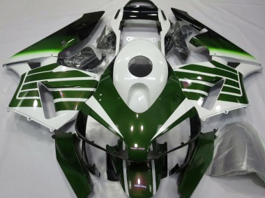Billigste Honda CBR600RR Motorrad Verkleidung 2003-2004 - Weiss Grun Fade