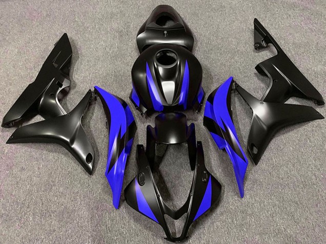 Billigste Honda CBR600RR Motorrad Verkleidung 2007-2008 - Blau Matt Schwarz