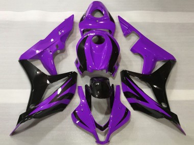 Billigste Honda CBR600RR Motorrad Verkleidung 2007-2008 - Lila Glanzendes Schwarz OEM Stil