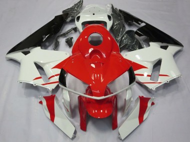 Billigste Honda CBR600RR Motorrad Verkleidung 2005-2006 - Weiss Rot Schwarz
