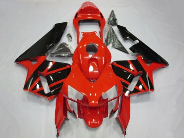 Billigste Honda CBR600RR Motorrad Verkleidung 2003-2004 - Rot Glanzendes Schwarz OEM Stil
