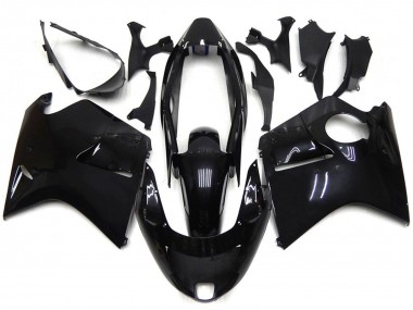 Billigste Honda CBR1100XX Blackbird Motorrad Verkleidung 1996-2007 - Glanzendes Schwarz