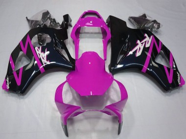 Billigste Honda CBR954RR Motorrad Verkleidung 2002-2003 - Rosa Glanzendes Schwarz