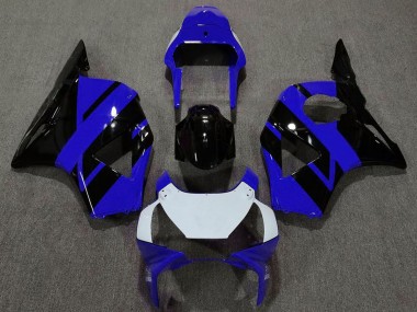 Billigste Honda CBR954RR Motorrad Verkleidung 2002-2003 - Blau Weiss Glanzendes Schwarz OEM Stil