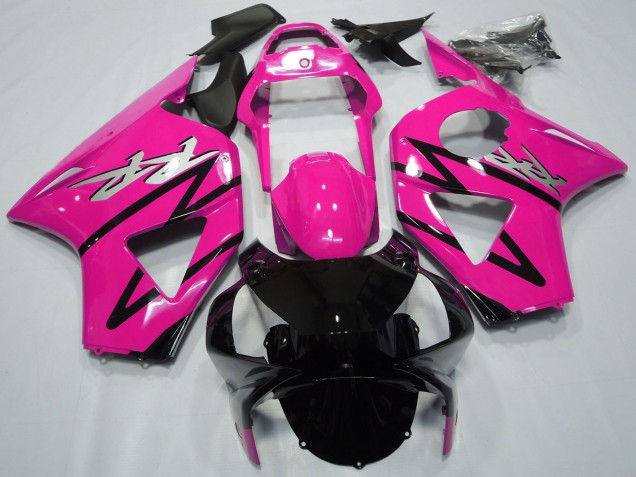 Billigste Honda CBR954RR Motorrad Verkleidung 2002-2003 - Rosa Glanzendes Schwarz