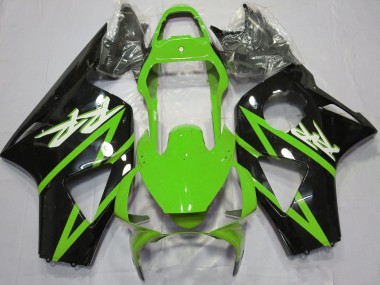 Billigste Honda CBR954RR Motorrad Verkleidung 2002-2003 - Schlichtes Grun Design