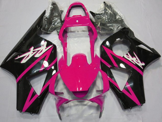Billigste Honda CBR954RR Motorrad Verkleidung 2002-2003 - Rosa Glanzendes Schwarz