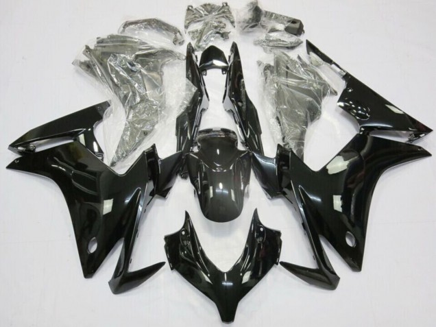 Billigste Honda CBR500R Motorrad Verkleidung 2013-2015 - Glanzendes Schwarz