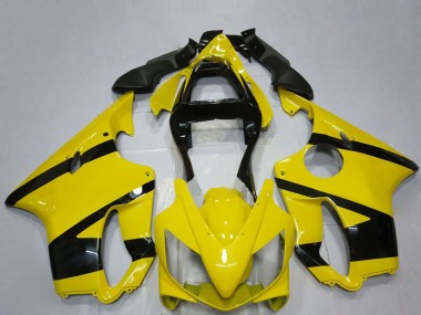 Billigste Honda CBR600 F4i Motorrad Verkleidung 2001-2003 - Gelb Glanzendes Schwarz