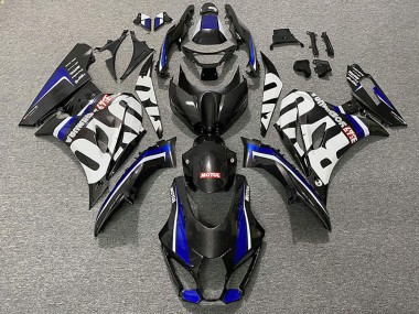 Billigste Suzuki GSXR 1000 Motorrad Verkleidung 2017-2024 - Carbonfaser Stil Blau
