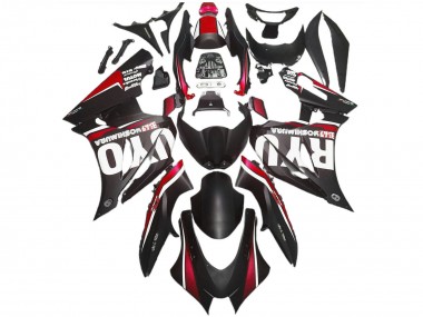 Billigste Suzuki GSXR 1000 Abs Motorrad Verkleidungen 2017-2024 - Matt Schwarz Rot