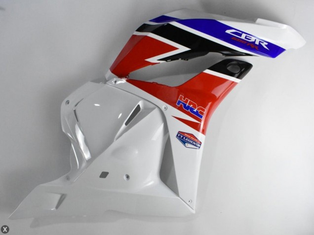 Billigste Honda CBR600RR Motorrad Verkleidung Kit 2009-2012 - Weiss Rot Blau