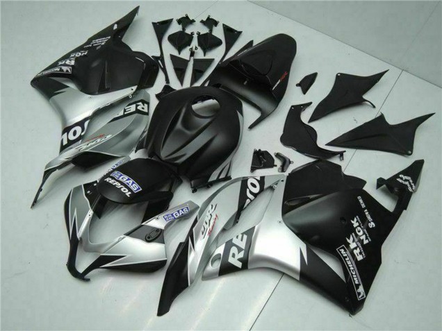 Billigste Honda CBR600RR Motorrad Verkleidung 2009-2012 - Silber Matt Schwarz Repsol