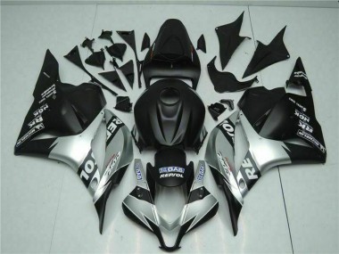 Billigste Honda CBR600RR Motorrad Verkleidung 2009-2012 - Silber Matt Schwarz Repsol
