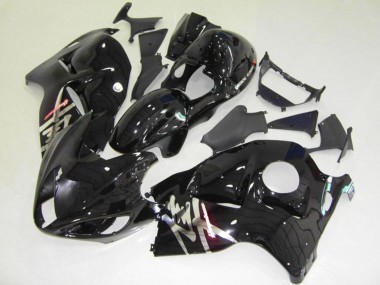 Billigste Suzuki GSXR 1300 Motorrad Verkleidung 1996-2007 - Glanzendes Schwarz