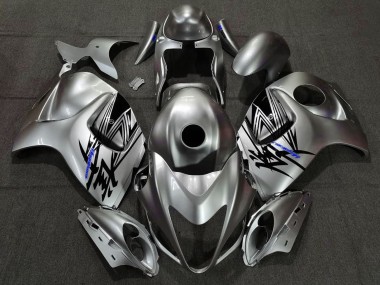 Billigste Suzuki GSXR 1300 Motorrad Verkleidung 2008-2020 - Flussiges Silber Blau