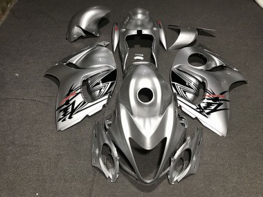 Billigste Suzuki GSXR 1300 Motorrad Verkleidung 2008-2020 - Flussiges Silber Rot