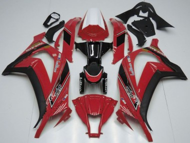 Billigste Kawasaki ZX10R Motorrad Verkleidung 2011-2015 - Weiss Rot Glanzendes Schwarz OEM Stil