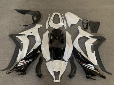 Billigste Kawasaki ZX10R Motorrad Verkleidung 2011-2015 - Perl Weiss Glanzendes Schwarz Matt Schwarz