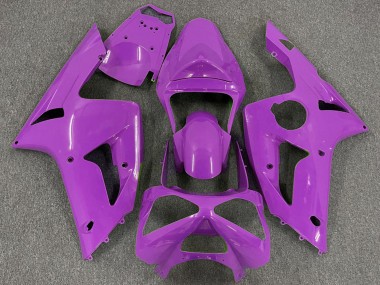 Billigste Kawasaki ZX6R Motorrad Verkleidung 2003-2004 - Magenta