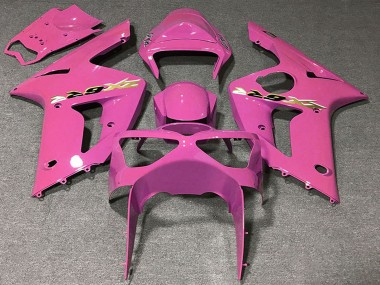 Billigste Kawasaki ZX6R Motorrad Verkleidung 2003-2004 - Rosa