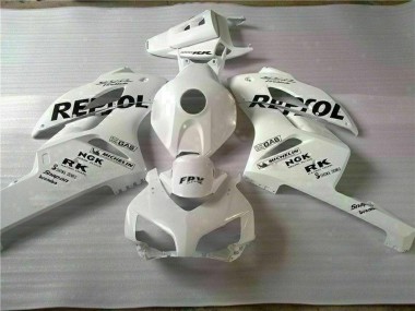 Billigste Honda CBR1000RR Motorrad Verkleidung 2004-2005 - Weiss Schwarz Repsol
