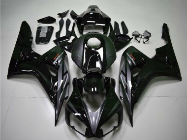 Billigste Honda CBR1000RR Motorrad Verkleidung 2004-2005 - Glanzendes Schwarz Grau