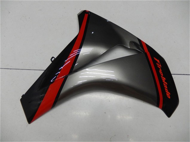 Billigste Honda CBR1000RR Motorrad Verkleidung 2008-2011 - Grau Rot Glanzendes Schwarz