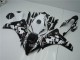 Billigste Honda CBR1000RR Abs Verkleidungen 2008-2011 - Weiss Glanzendes Schwarz