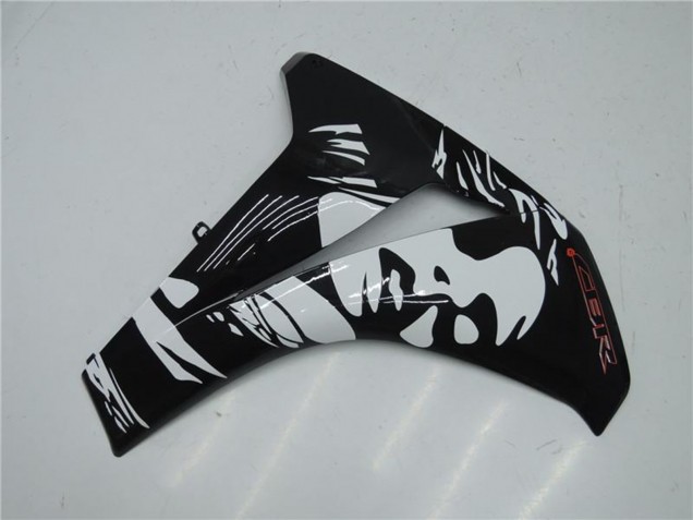 Billigste Honda CBR1000RR Abs Verkleidungen 2008-2011 - Weiss Glanzendes Schwarz