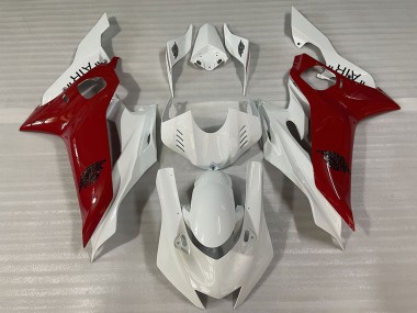 Billigste Yamaha R6 Motorrad Verkleidung 2017-2023 - Weiss Kastanienbraun Rot