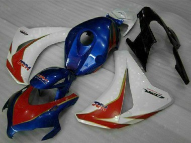 Billigste Honda CBR1000RR Motorrad Verkleidungen Kit 2008-2011 - Weiss Rot Blau HRC