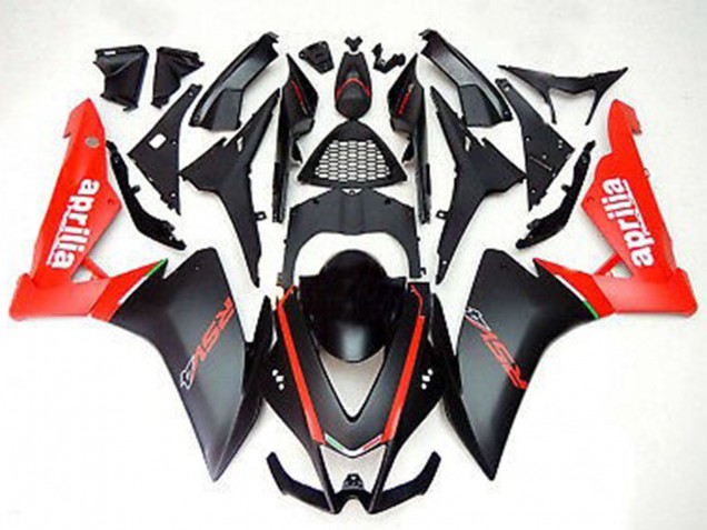 Billigste Aprilia RS4 125 Motorrad Verkleidung 2012-2018 - Rot Matt Schwarz