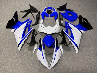 Billigste Triumph Daytona 675 Motorrad Verkleidung 2013-2016 - Weiss Blau Glanzendes Schwarz