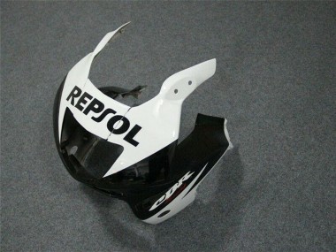 Billigste Honda CBR600 F3 Motorrad Verkleidung 1997-1998 - Weiss Glanzendes Schwarz Repsol