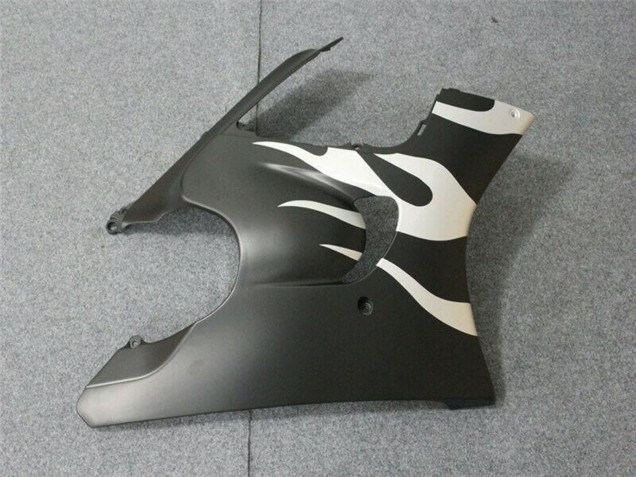 Billigste Honda CBR600 F3 Motorrad Verkleidung 1995-1996 - Weiss Matt Schwarz Flamme