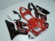 Billigste Honda CBR600 F4i Motorrad Verkleidung 2001-2003 - Rot Glanzendes Schwarz