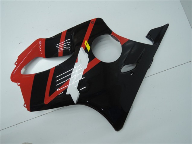 Billigste Honda CBR600 F4i Motorrad Verkleidung 2001-2003 - Rot Glanzendes Schwarz