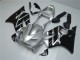 Billigste Honda CBR600 F4i Motorrad Verkleidung 2001-2003 - Silber Glanzendes Schwarz