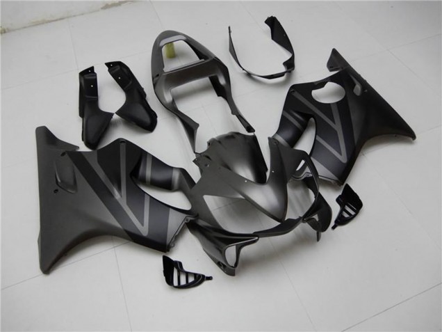 Billigste Honda CBR600 F4i Motorrad Verkleidung Kit 2001-2003 - Matt Schwarz Grau
