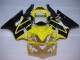 Billigste Honda CBR600 F4i Motorrad Verkleidung 2001-2003 - Gelb Glanzendes Schwarz