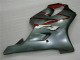 Billigste Honda CBR600 F4i Motorrad Verkleidung Kit 2001-2003 - Silber Rot