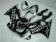 Billigste Honda CBR600 F4i Motorrad Verkleidung 2001-2003 - Glanzendes Schwarz Silber SevenStars
