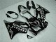 Billigste Honda CBR600 F4i Motorrad Verkleidung 2001-2003 - Glanzendes Schwarz Silber SevenStars