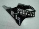 Billigste Honda CBR600 F4i Motorrad Verkleidung 2001-2003 - Glanzendes Schwarz Silber SevenStars