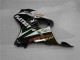 Billigste Honda CBR600 F4i Motorrad Verkleidung 2001-2003 - Weiss Gelb Glanzendes Schwarz Playboy