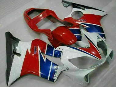 Billigste Honda CBR600 F4i Motorrad Verkleidung 2001-2003 - Weiss Rot Blau Schwarz