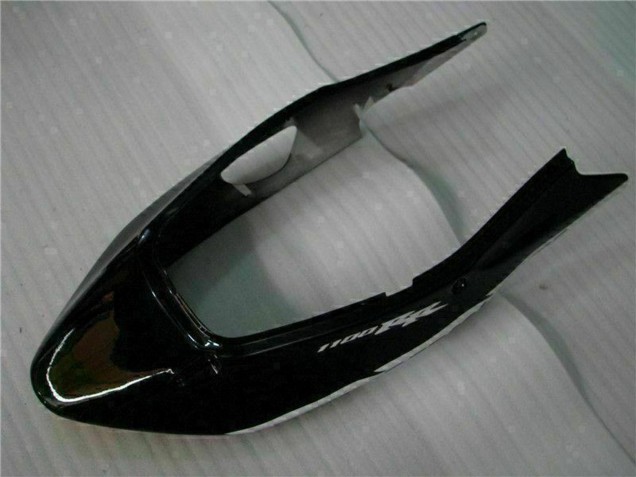 Billigste Honda CBR1100XX Blackbird Motorrad Verkleidung 1996-2007 - Weiss Glanzendes Schwarz Repsol